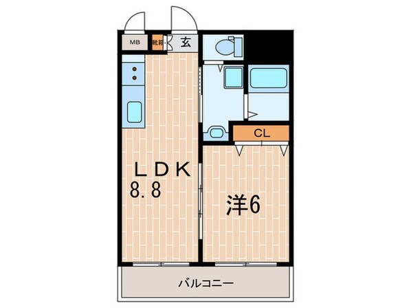 フロントリバ－西宮の物件間取画像